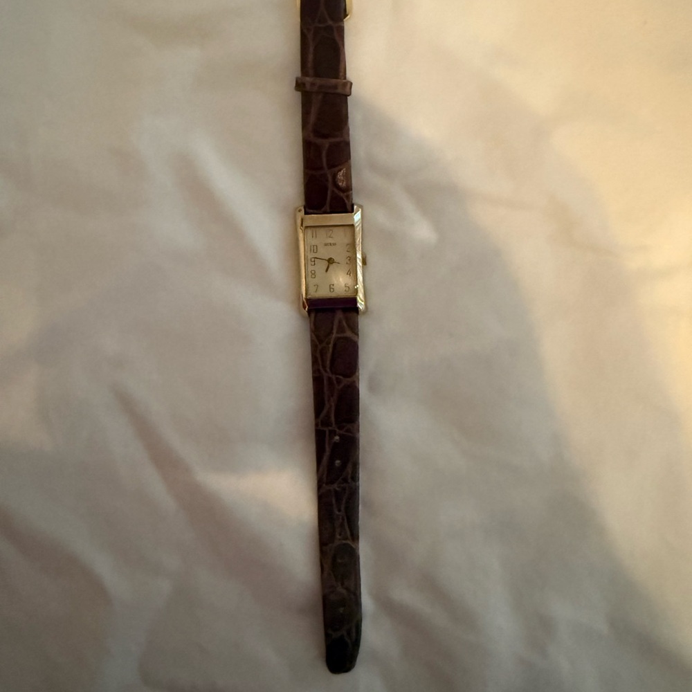 Guess Gold and Brown Women's Watch